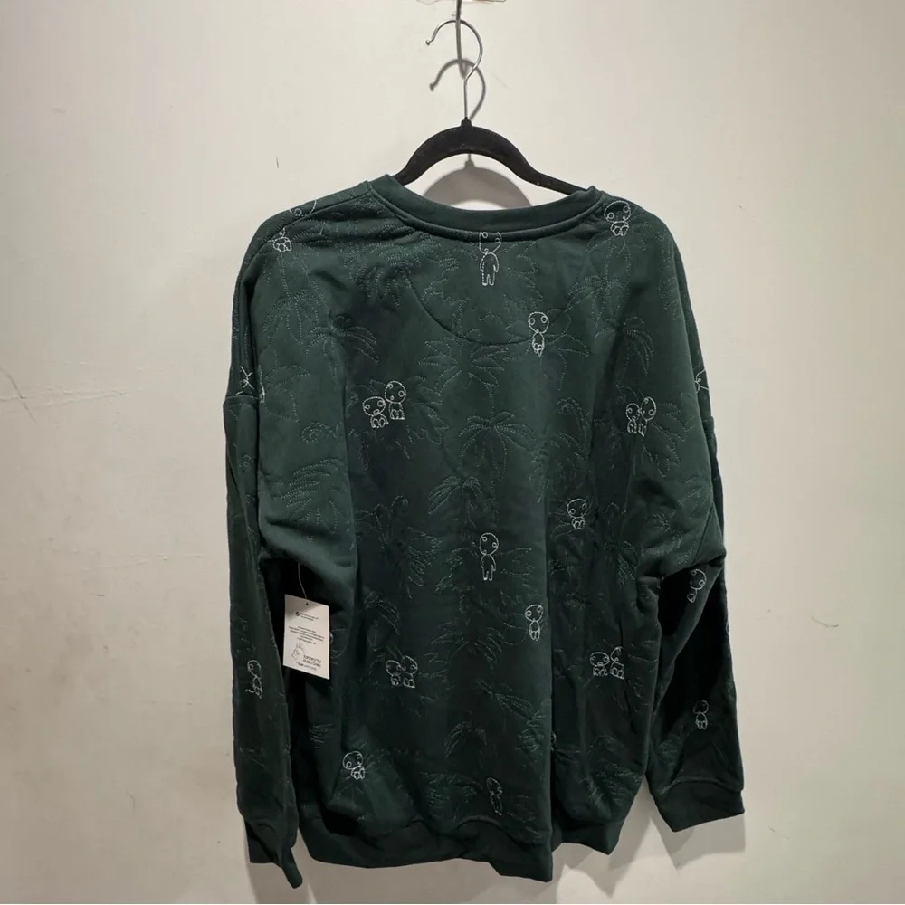 Studio Ghibli Princess Mononoke San's Mask Kodama Embroidered Crewneck (XL) - Picture 3 of 6